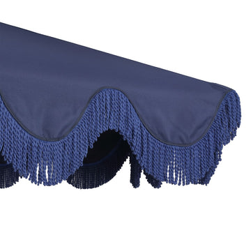 Collins 9 ft. Classic Cottage Tassel Market Patio Umbrella